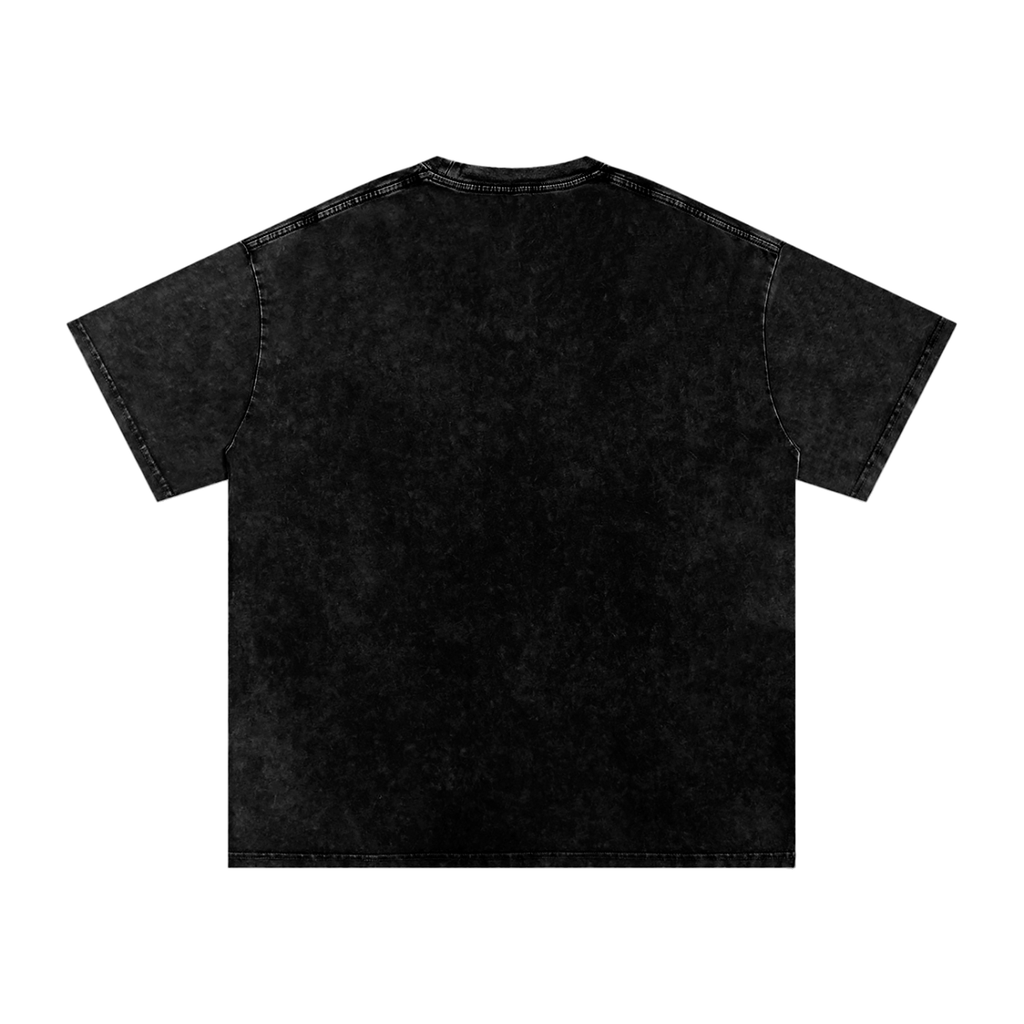 DEADLIGHT SIGNATURE LOGO TEE - SNOW WASHED BLACK