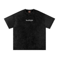 DEADLIGHT SIGNATURE LOGO TEE - SNOW WASHED BLACK