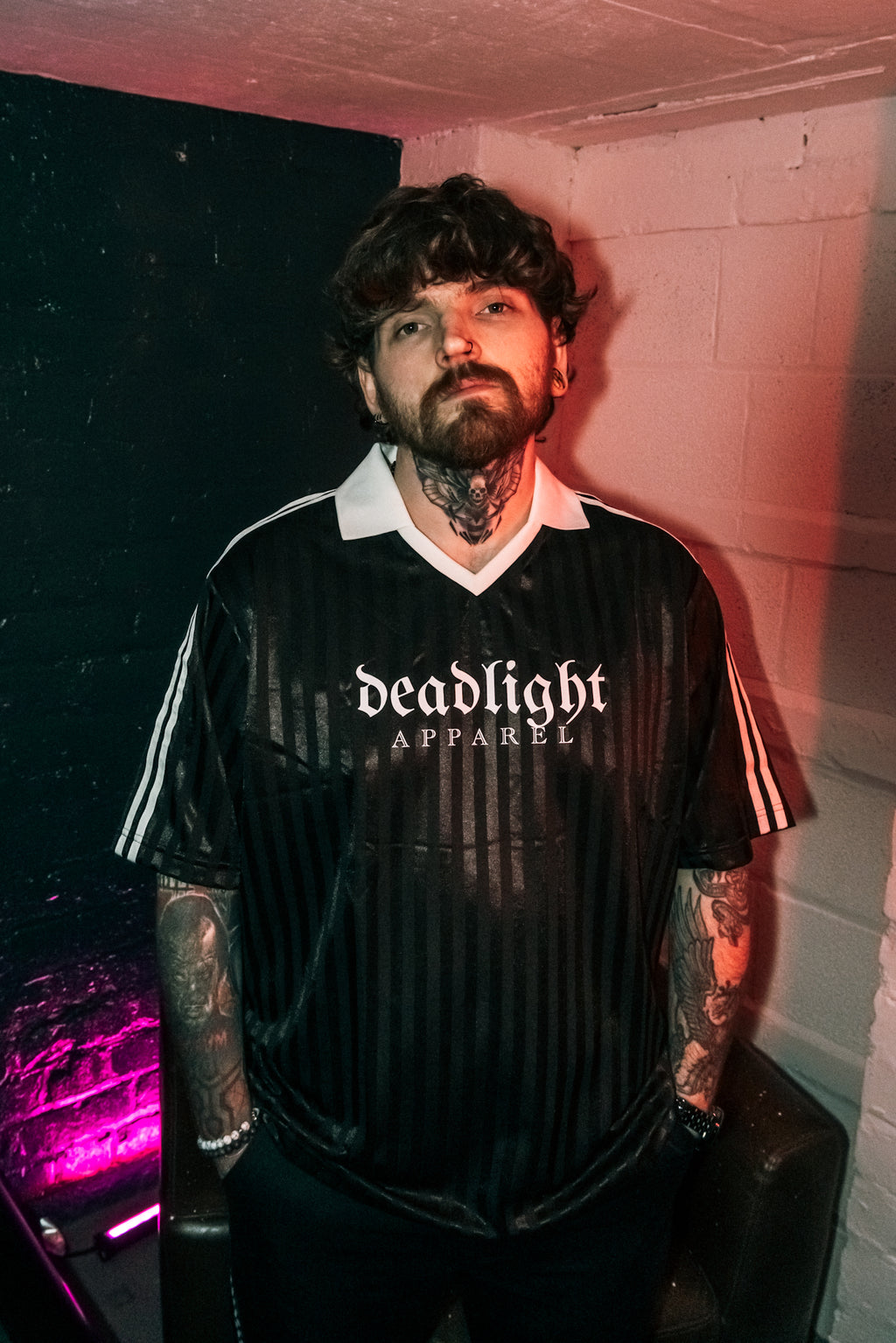 DEADLIGHT APPAREL SOCCER SHIRT - BLACK