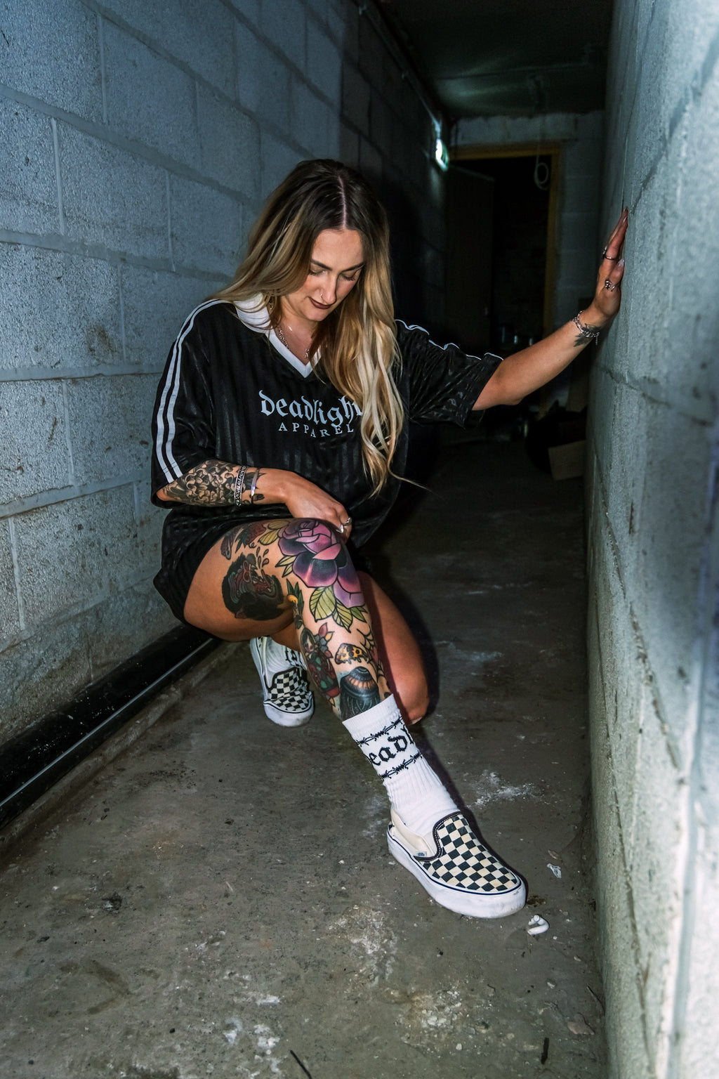 DEADLIGHT APPAREL SOCCER SHIRT - BLACK