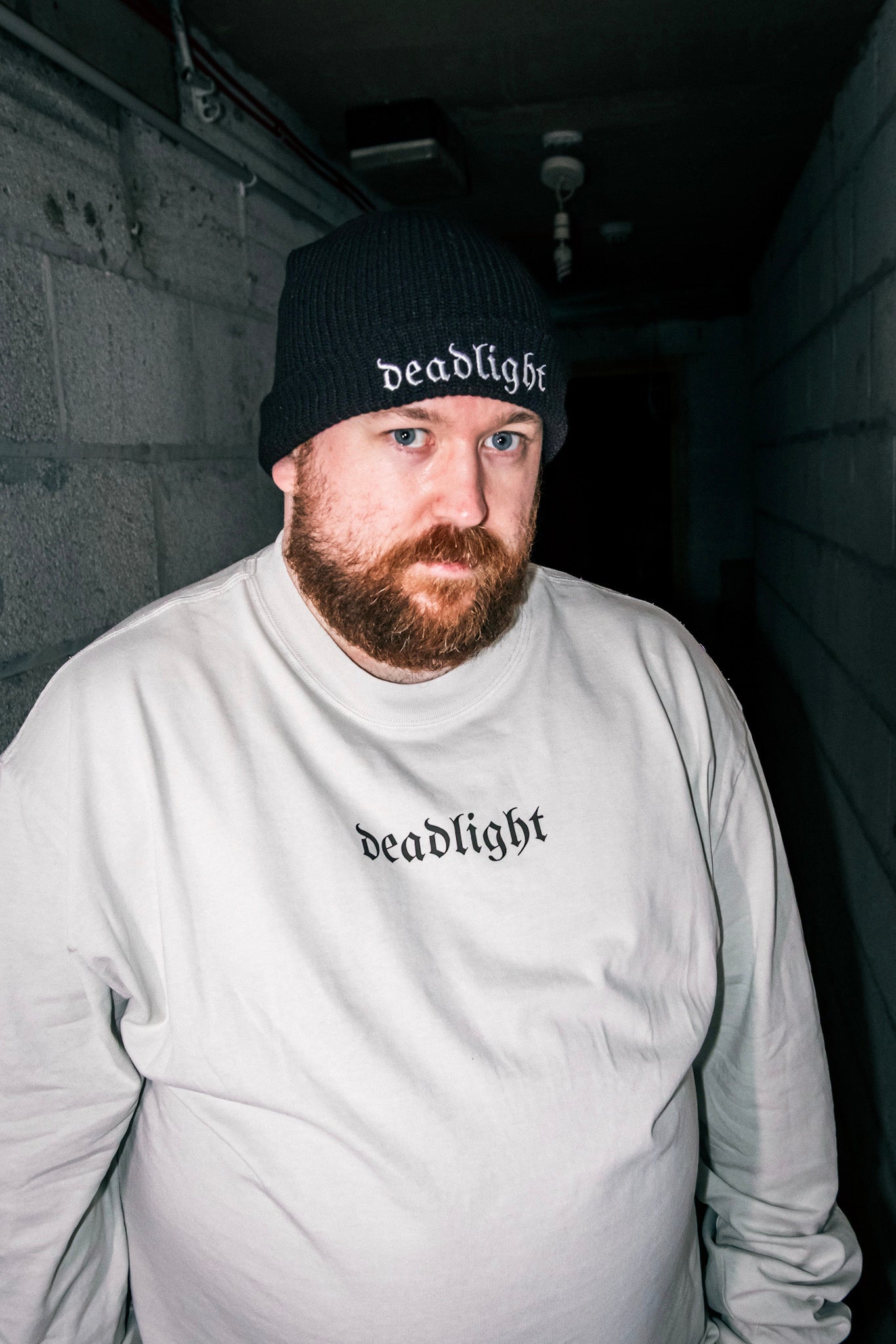 DEADLIGHT LOGO BEANIE - BLACK