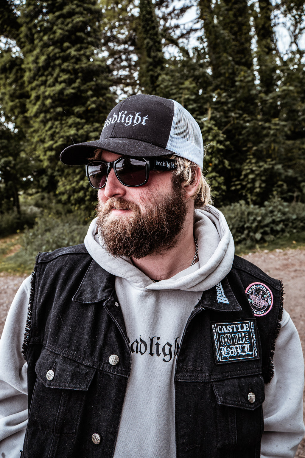 DEADLIGHT LOGO SUNGLASSES - BLACK