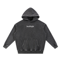 DEADLIGHT SIGNATURE LOGO HOODIE - SNOW WASHED BLACK