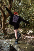 LAVENDER EYES CHORE JACKET - BLACK