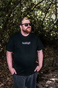 LAVENDER EYES TEE - BLACK