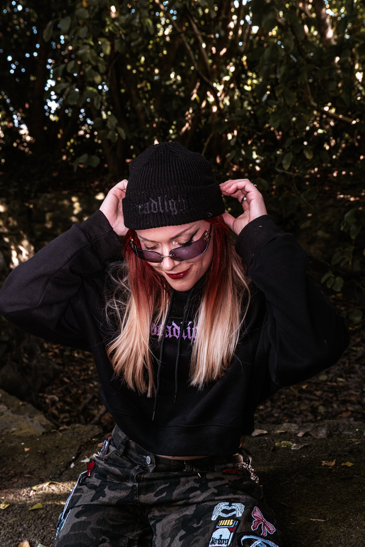 DARKER STILL BEANIE - BLACK