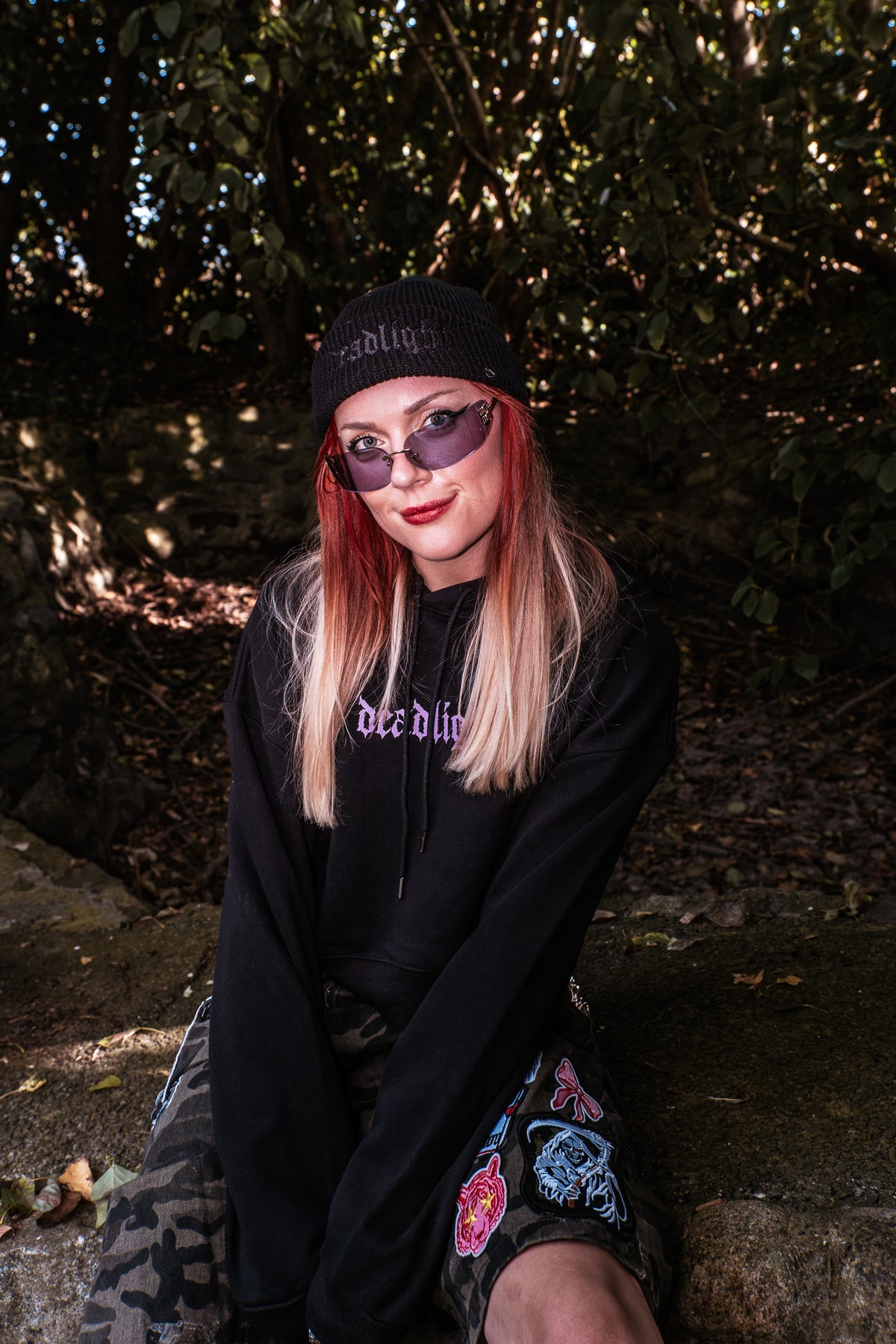 DARKER STILL BEANIE - BLACK