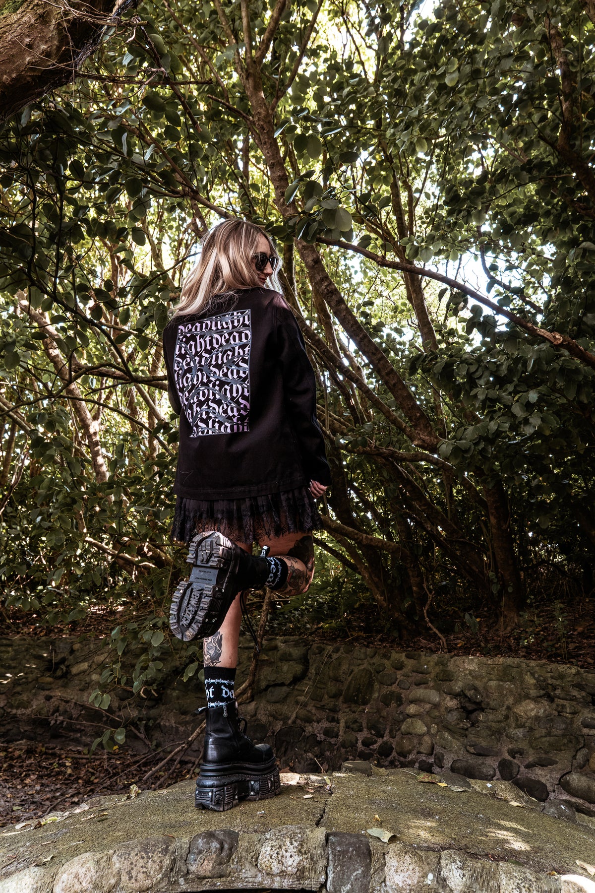 LAVENDER EYES CHORE JACKET - BLACK